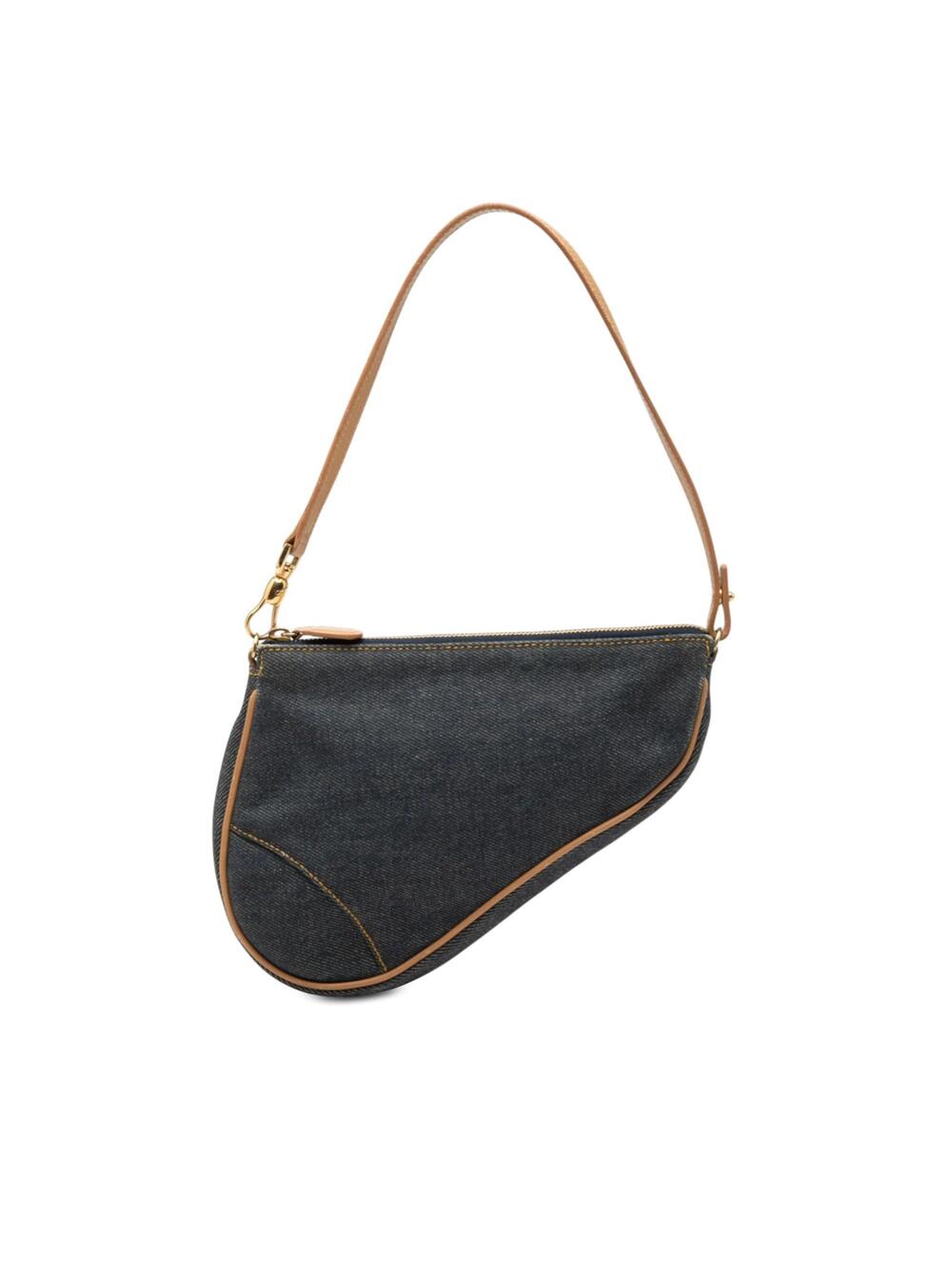 Dior Mini Denim Saddle Pochette Pre- #358155D88B